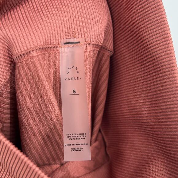 Varley Women’s Seamless Orange Animal Printed Workout Leggings Size Small - Picture 7 of 8